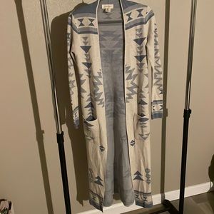 Jessica Simpson Open Duster Cardigan XS